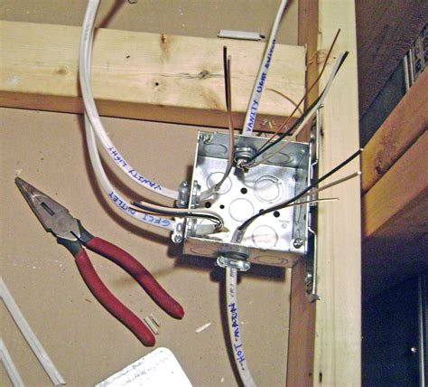 ceiling junction box for light fixture|installing a ceiling junction box.